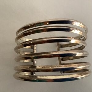 Vintage 925 sterling silver Mexico cuff bracelet